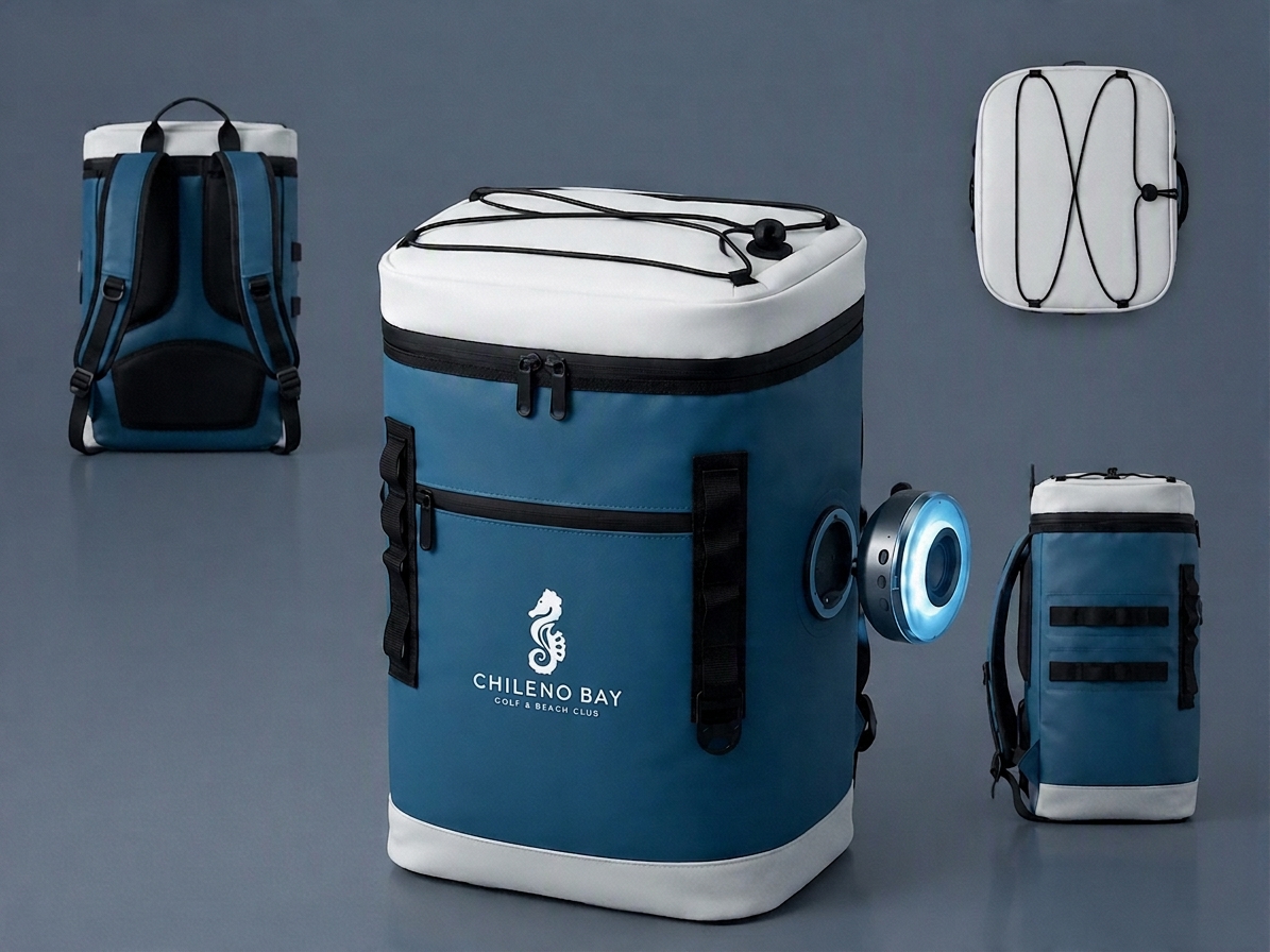 Chileno Bay — Cooler Backpack with Detachable Music Speaker
